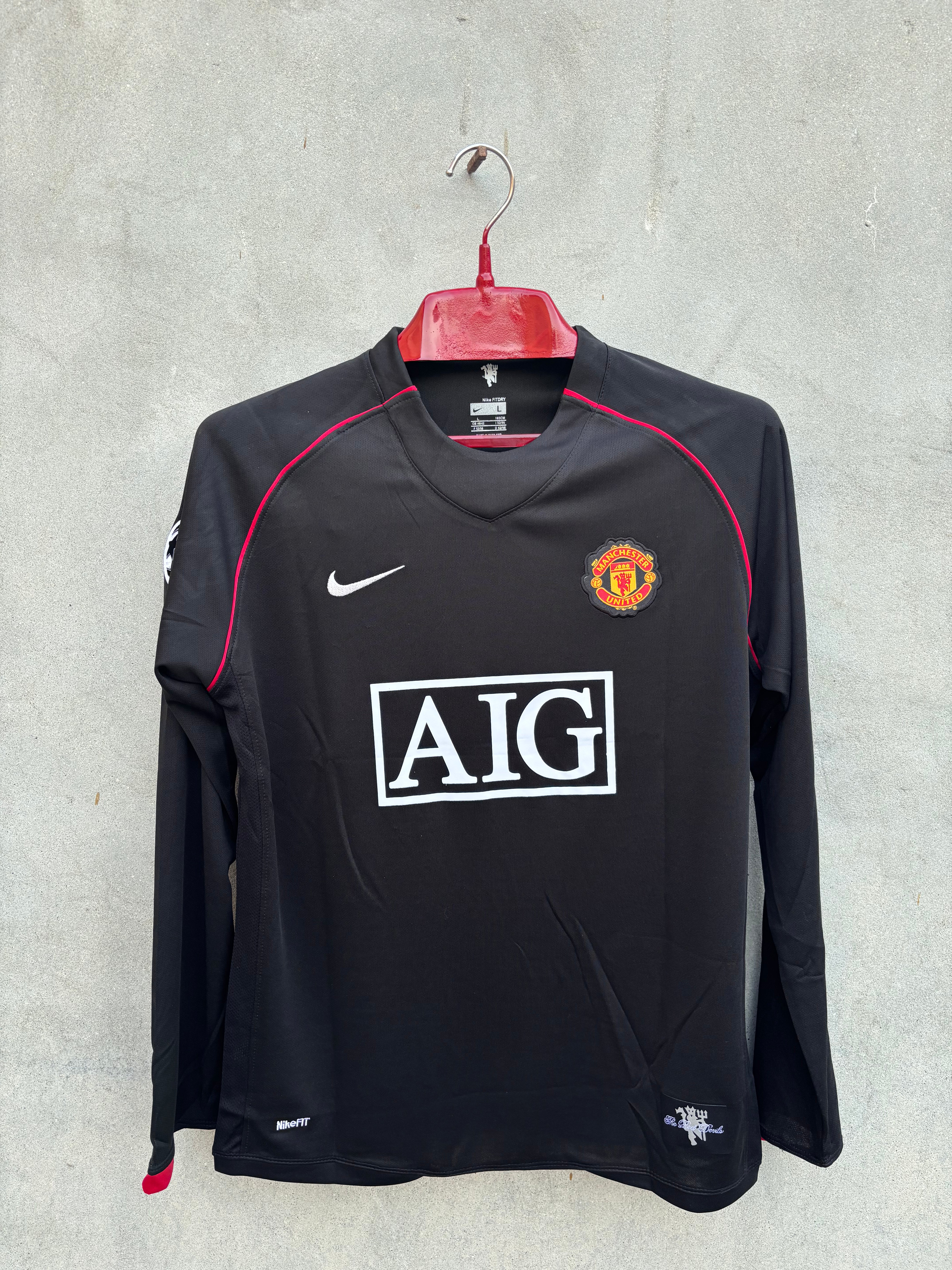 RONALDO 7 MANCHESTER UNITED BLACK SHIRT 2007/08 – Noor Sports