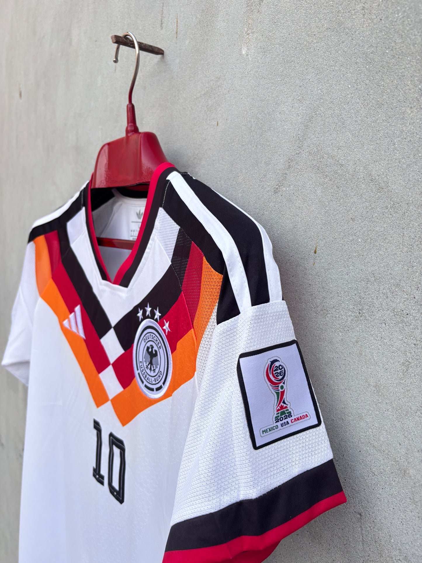 GERMANY HOME FIFA CUP JERSEY WITH EMBROIDED LOGO