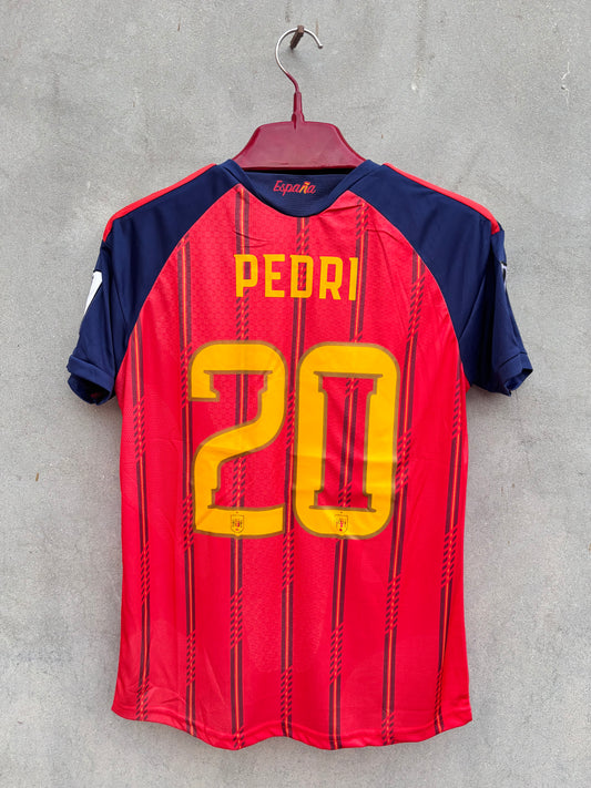 SPAIN HOME FIFA CUP SHIRT WITH SHORT 2026(EMBROIDED LOGO)