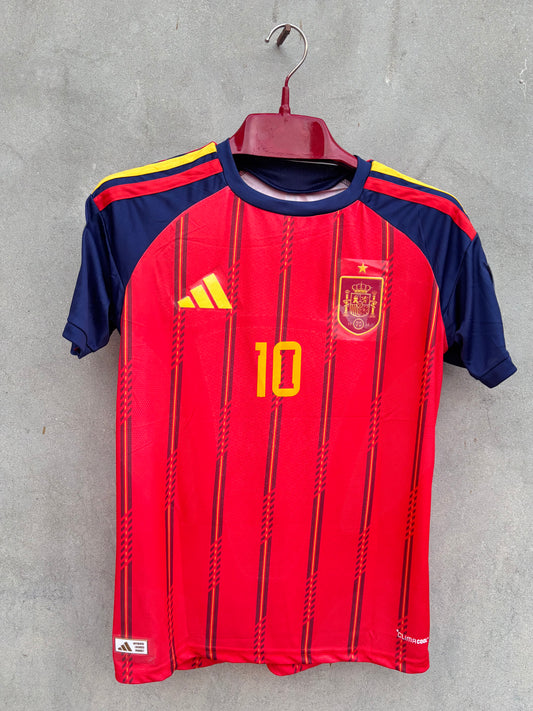 SPAIN HOME FIFA CUP JERSEY WITH SHORT (3D LOGO) 2026