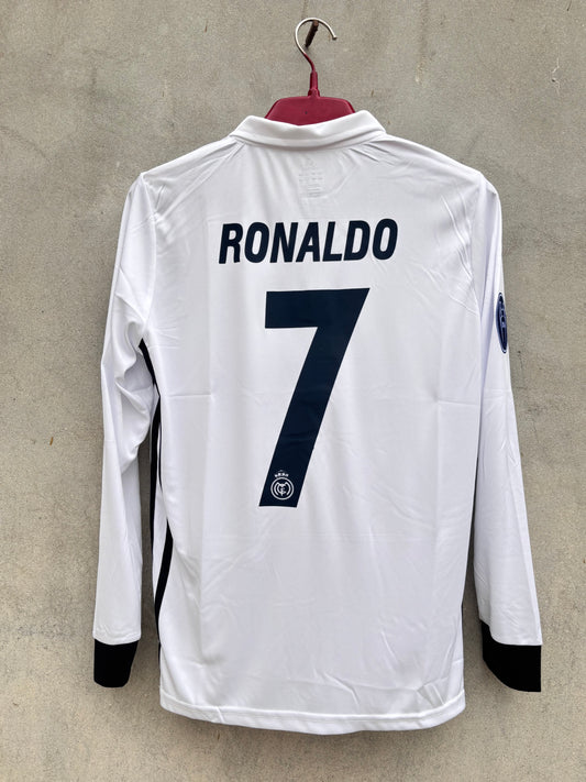Real Madrid Home Ronaldo 7 2016/17 Shirt WITH ALL ORIGINAL LOGO