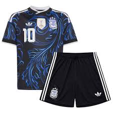 MESSI 10 ARGENTINA AWAY FIFA CUP KIDS KIT 2026