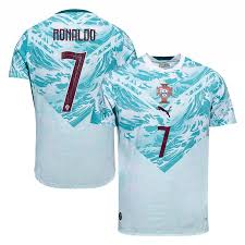 RONALDO 7 PORTUGAL AWAY FIFA CUP JERSEY (TPU LOGO)