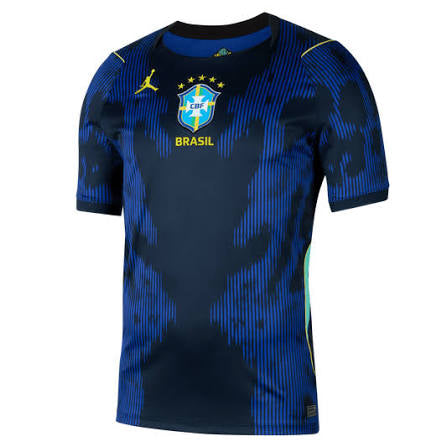 Neymar JR Brazil away FIFA Cup Jersey (EMBROIDED LOGO)