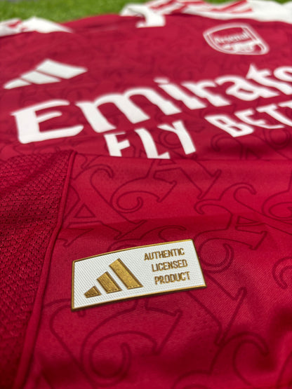 ARSENAL Home HALF SLEEVE  Shirt 25/26 (PLAYER VERSION LOGOS)