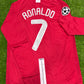 MAN UNITED 2007/08 RONALDO  7  HALF SLEEVE  SHIRT