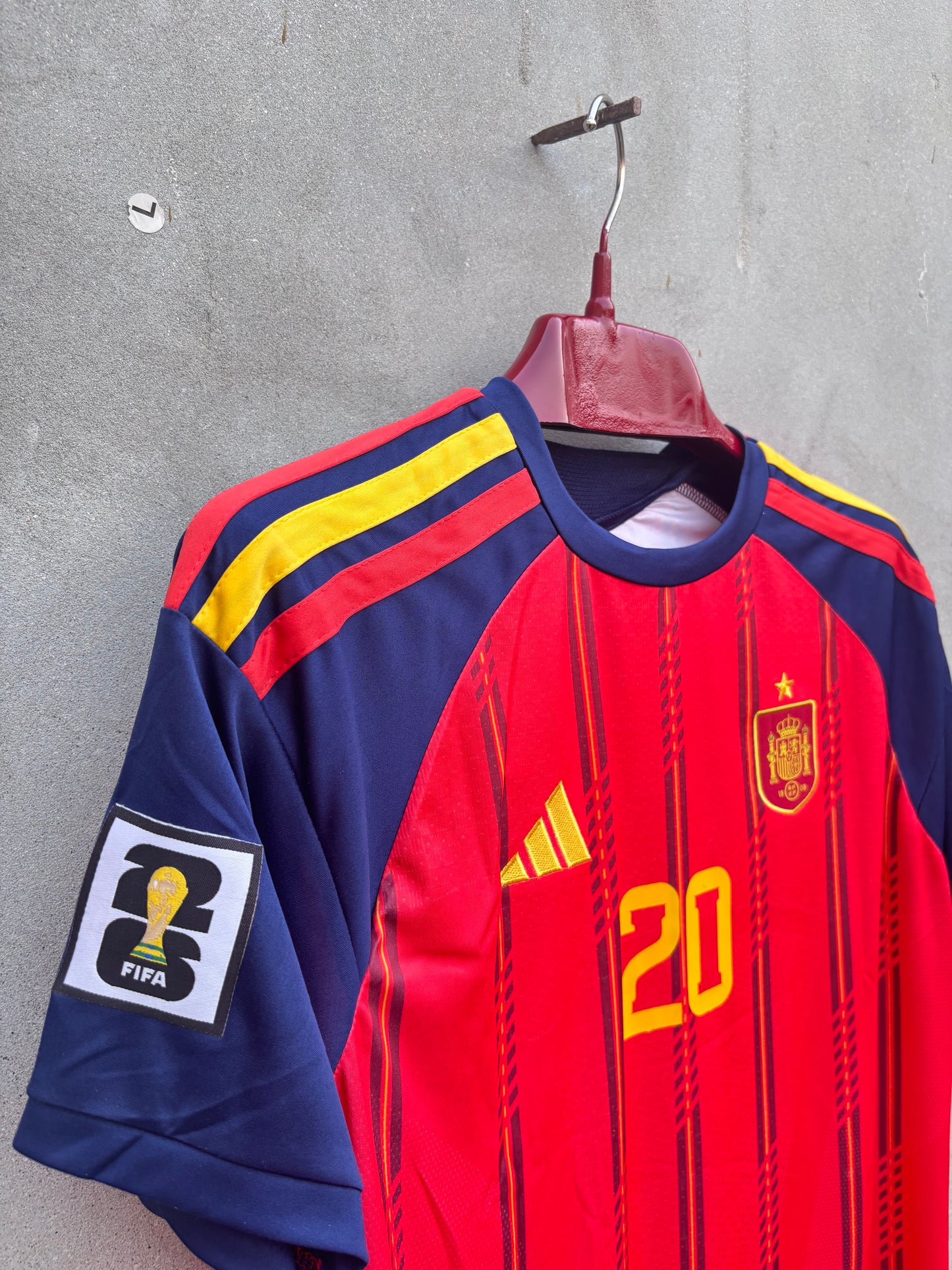 SPAIN HOME FIFA CUP SHIRT 2026 (EMBROIDED LOGO)