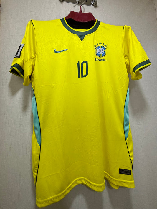 NEYMAR JR BRAZIL HOME FIFA CUP JERSEY (EMBROIDERY LOGO) 2026
