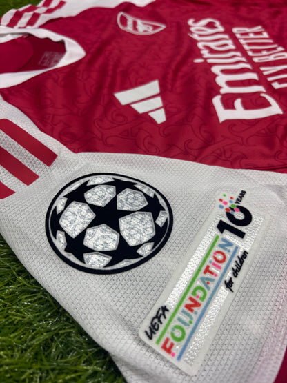 ARSENAL Home HALF SLEEVE  Shirt 25/26 (PLAYER VERSION LOGOS)