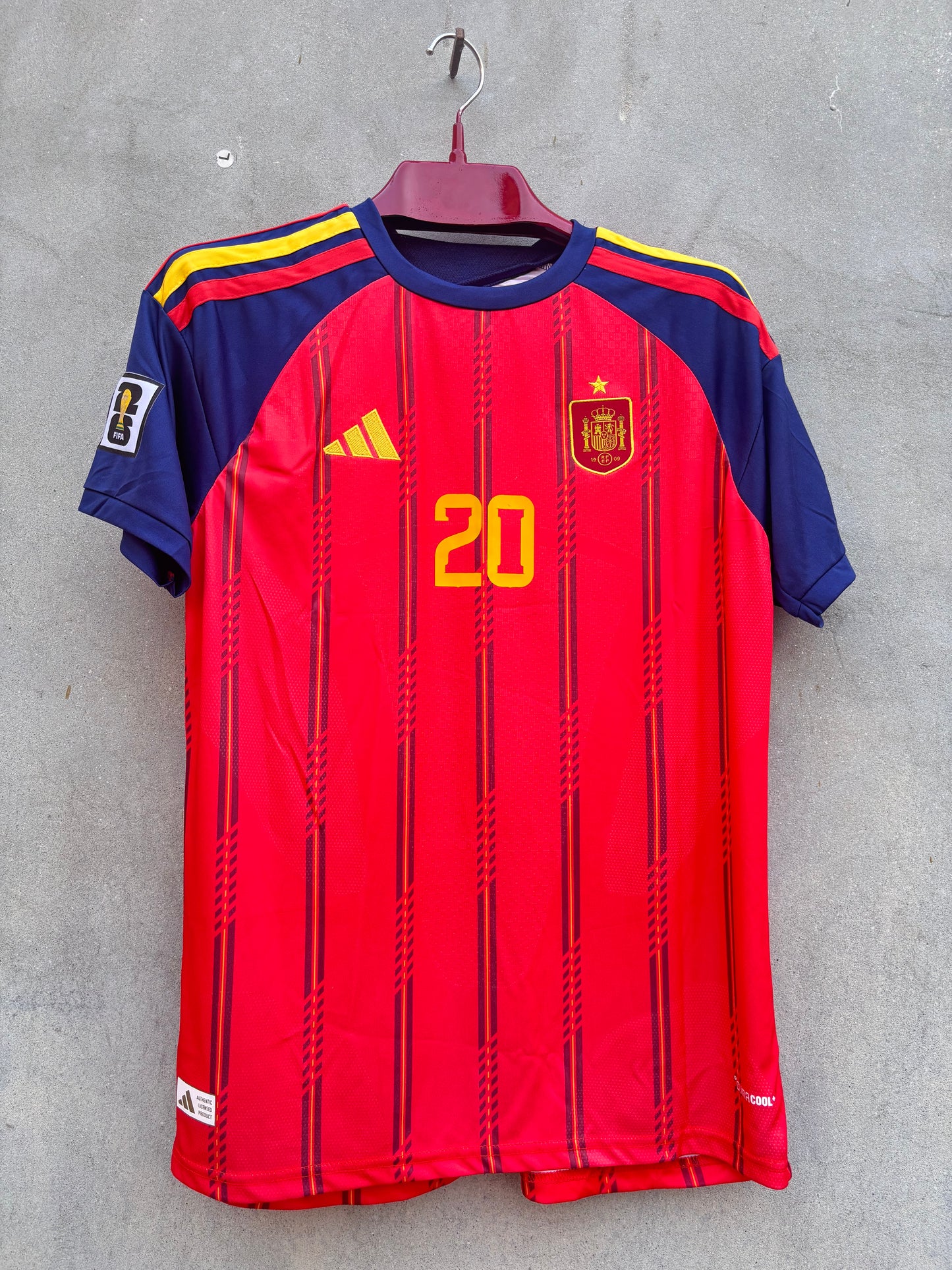 SPAIN HOME FIFA CUP SHIRT 2026 (EMBROIDED LOGO)