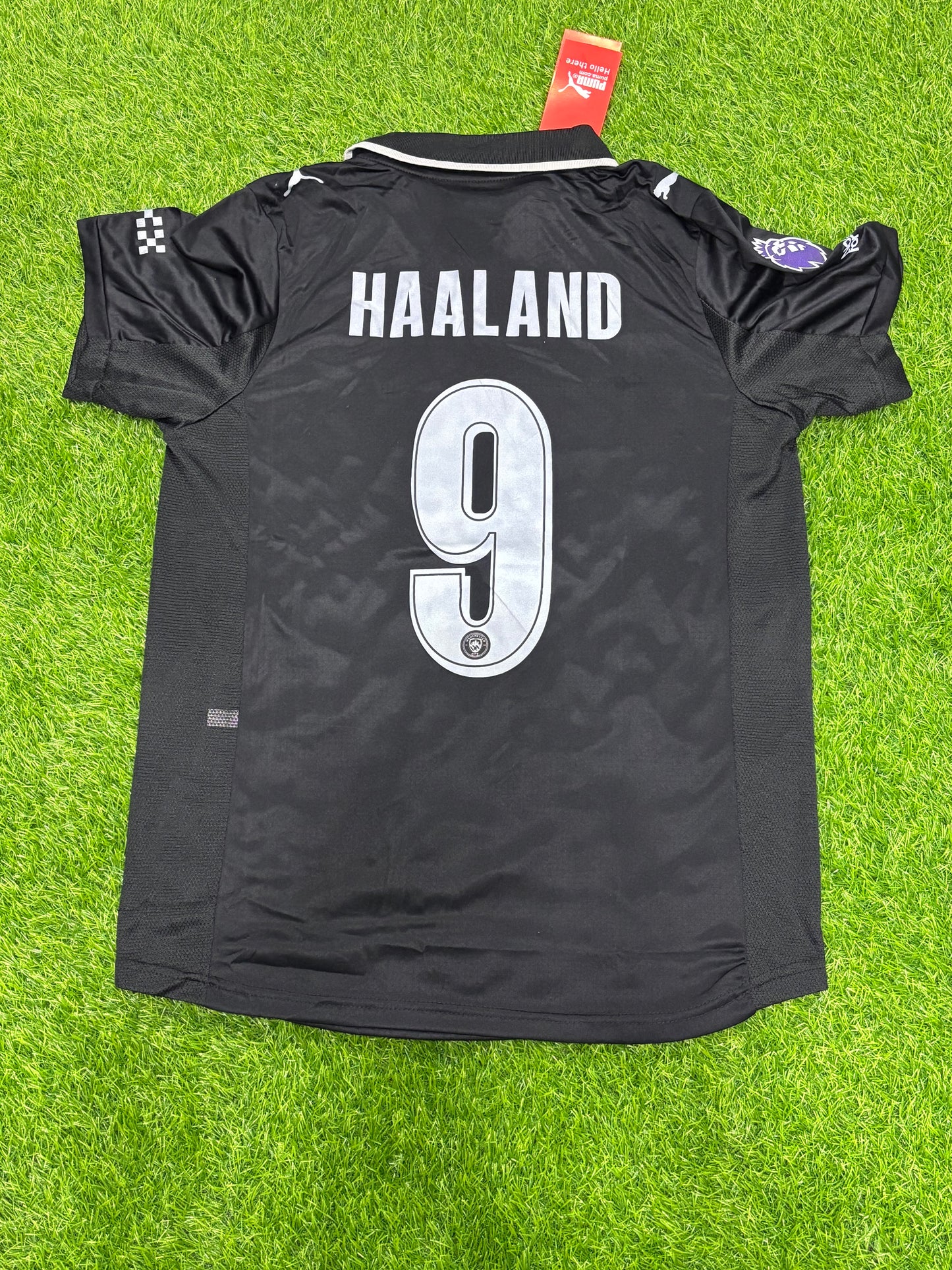 HAALAND 9 MANCHESTER CITY AWAY SHIRT(EMBROIDED LOGO)