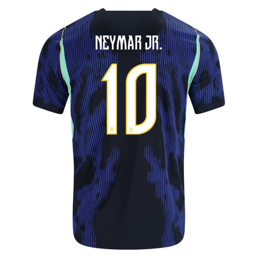 Neymar JR Brazil away FIFA Cup Jersey (EMBROIDED LOGO)