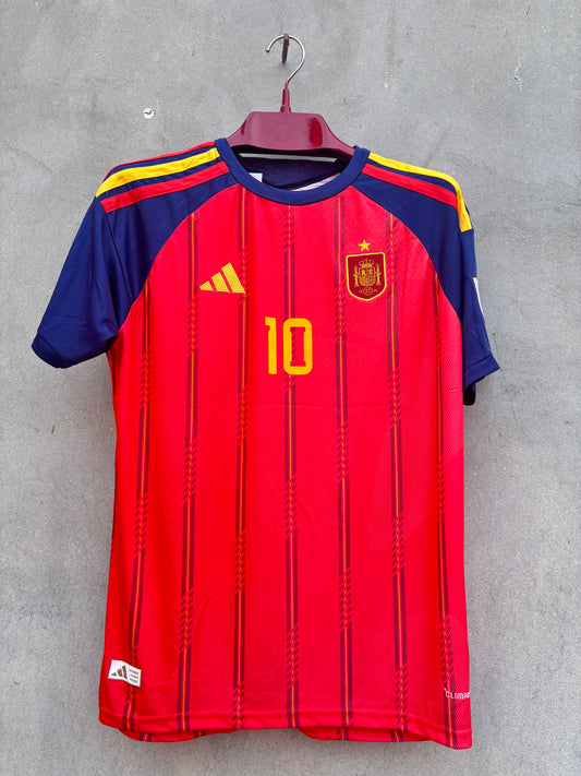 SPAIN HOME FIFA CUP SHIRT WITH SHORT 2026(EMBROIDED LOGO)