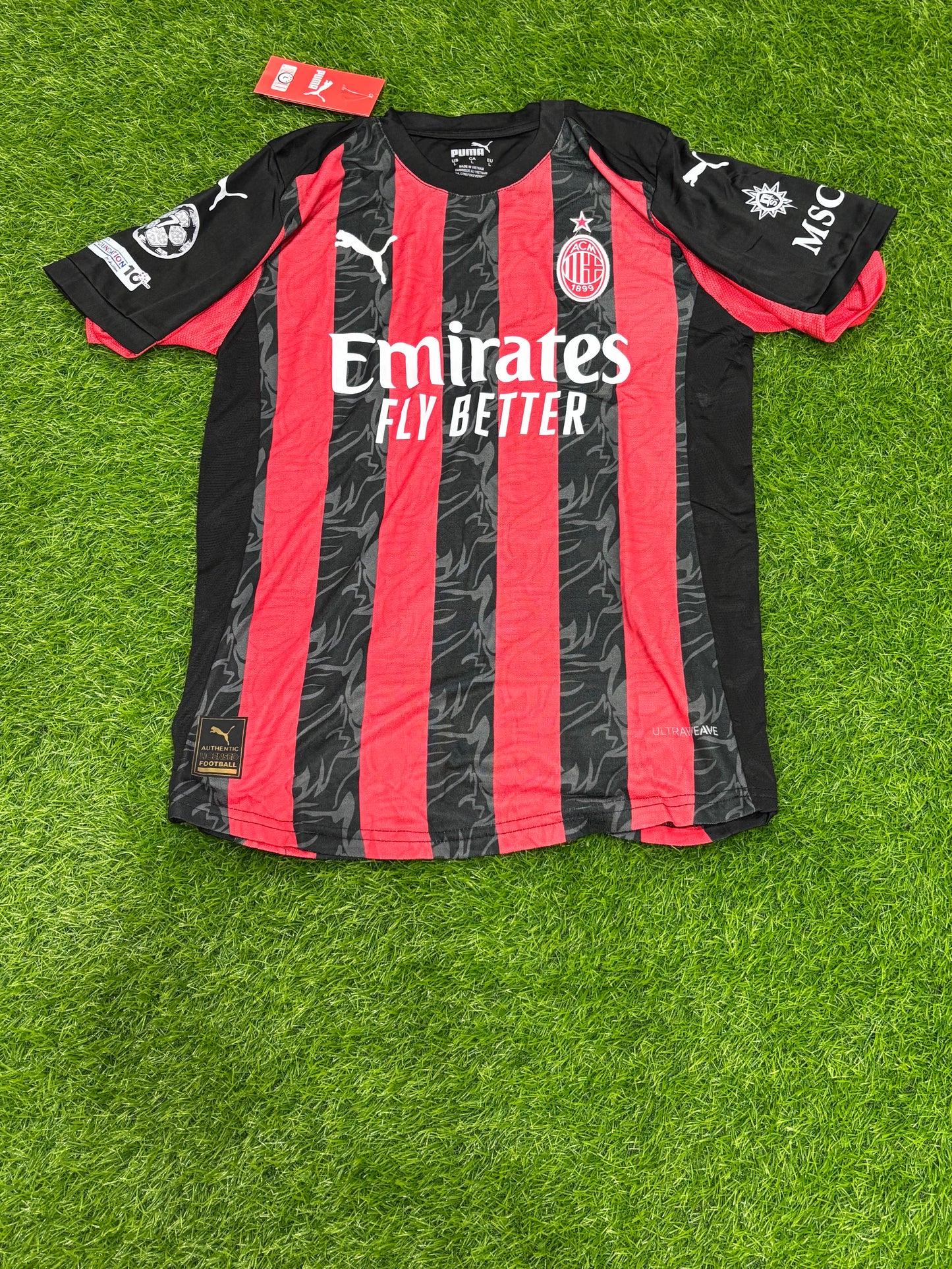 MODRIC AC MILAN HOME  SHIRT 25/26 (EMBROIDED LOGO)