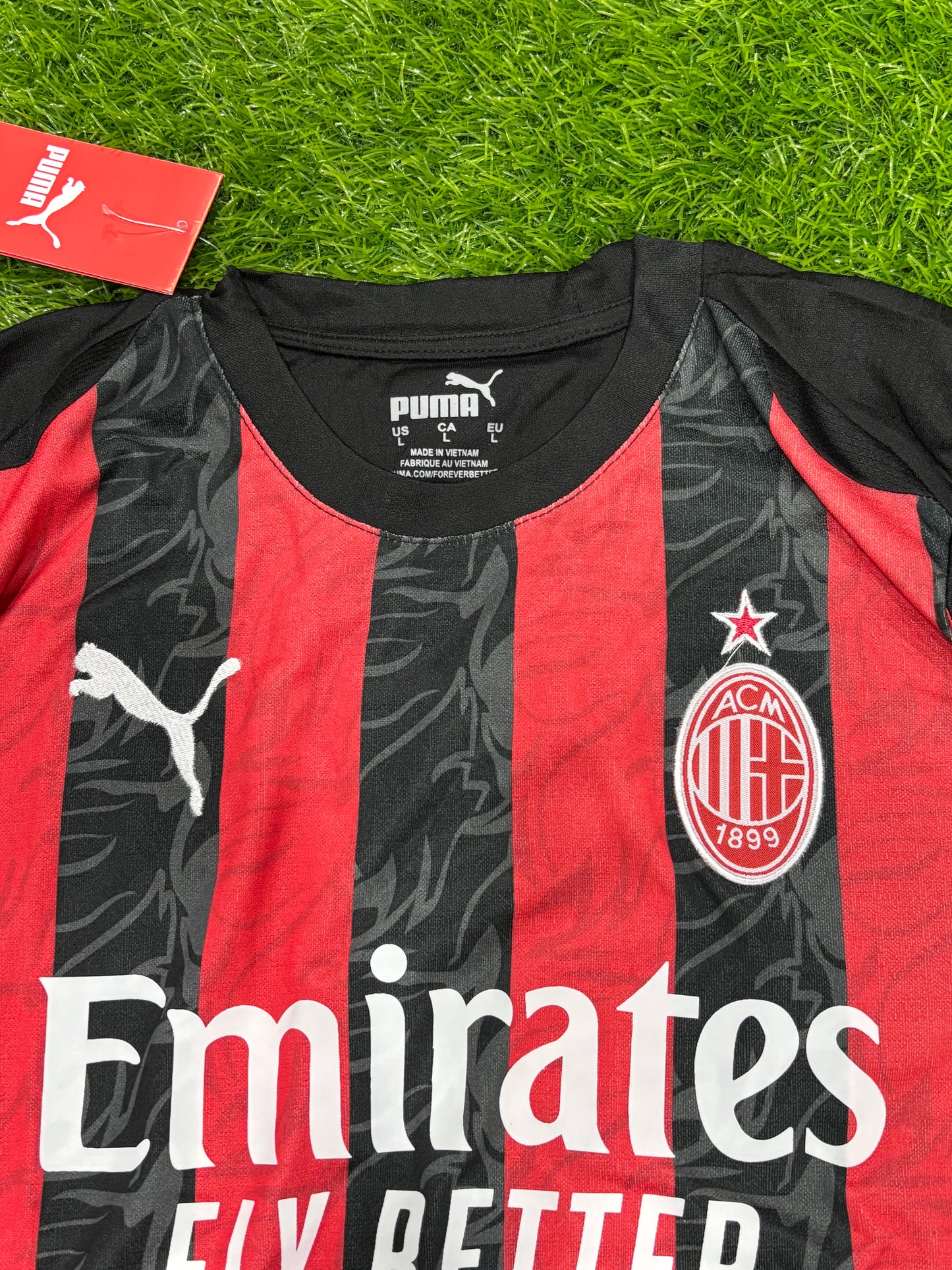 MODRIC AC MILAN HOME  SHIRT 25/26 (EMBROIDED LOGO)