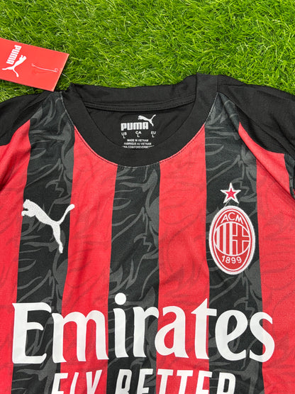 MODRIC AC MILAN HOME  SHIRT 25/26 (EMBROIDED LOGO)
