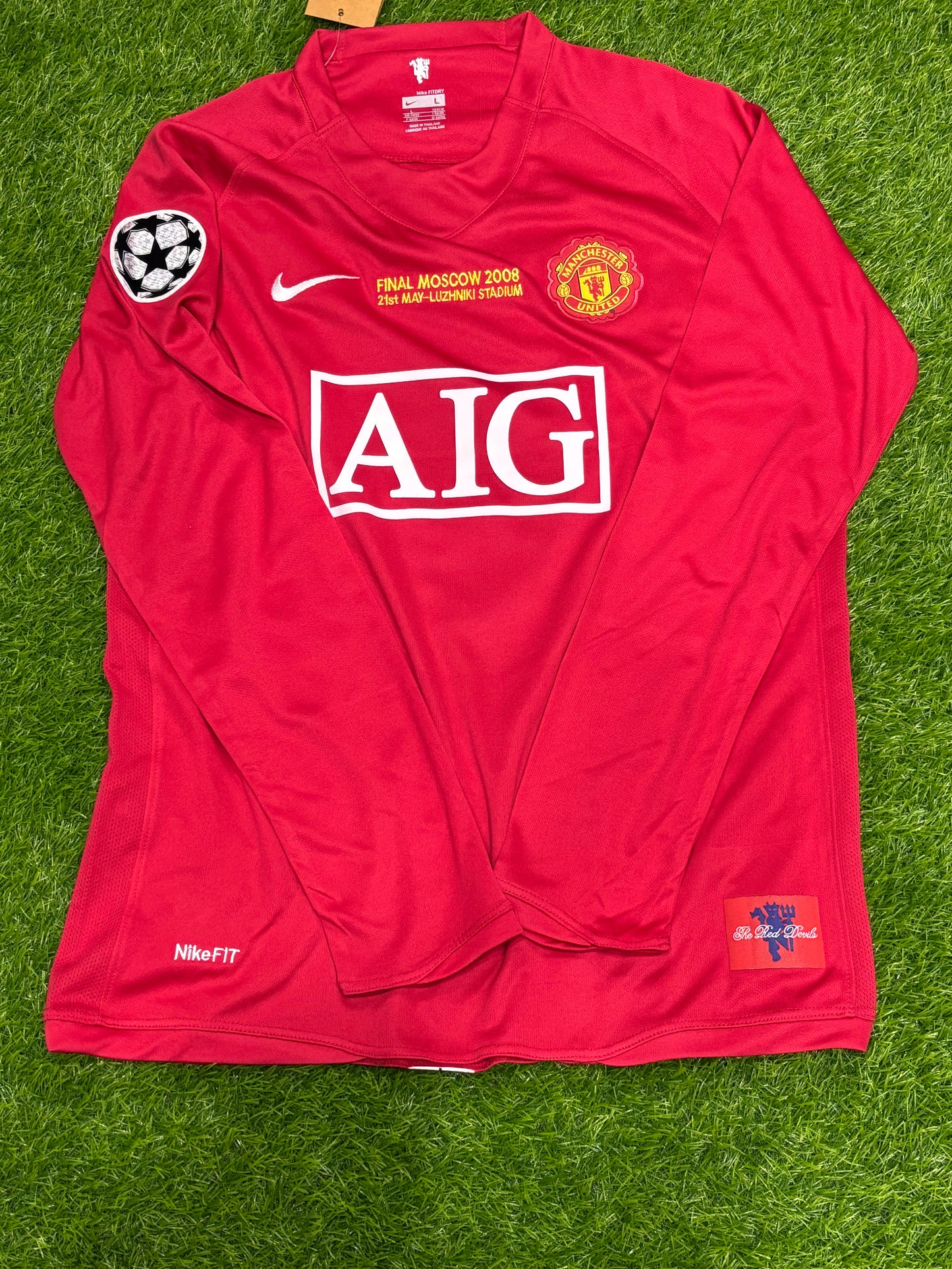 MAN UNITED 2007/08 RONALDO  7  HALF SLEEVE  SHIRT