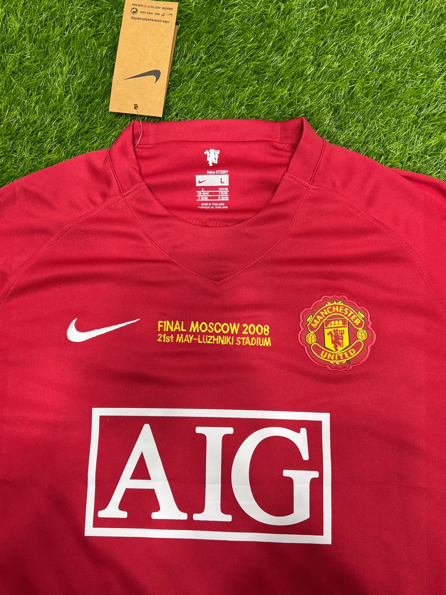 MAN UNITED 2007/08 RONALDO  7  HALF SLEEVE  SHIRT