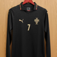 RONALDO 7 PORTUGAL BLACK  JERSEY (ALL PLAYER VERSION LOGO )