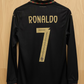 RONALDO 7 PORTUGAL BLACK  JERSEY (ALL PLAYER VERSION LOGO )