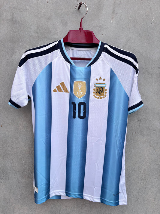MESSI 10 ARGENTINA HOME FIFA CUP SHIRT 2026(3D LOGO)