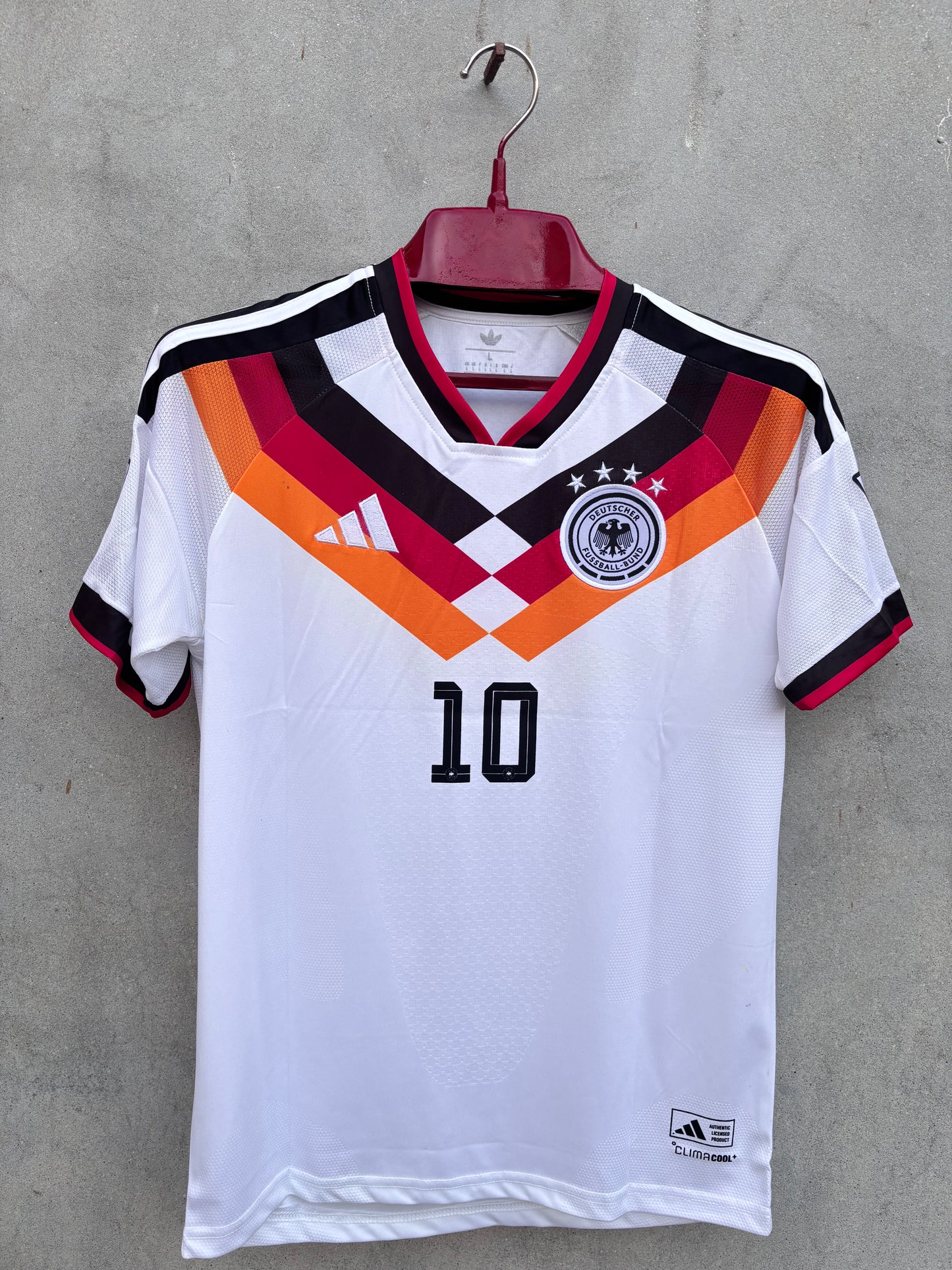 GERMANY HOME FIFA CUP JERSEY WITH EMBROIDED LOGO