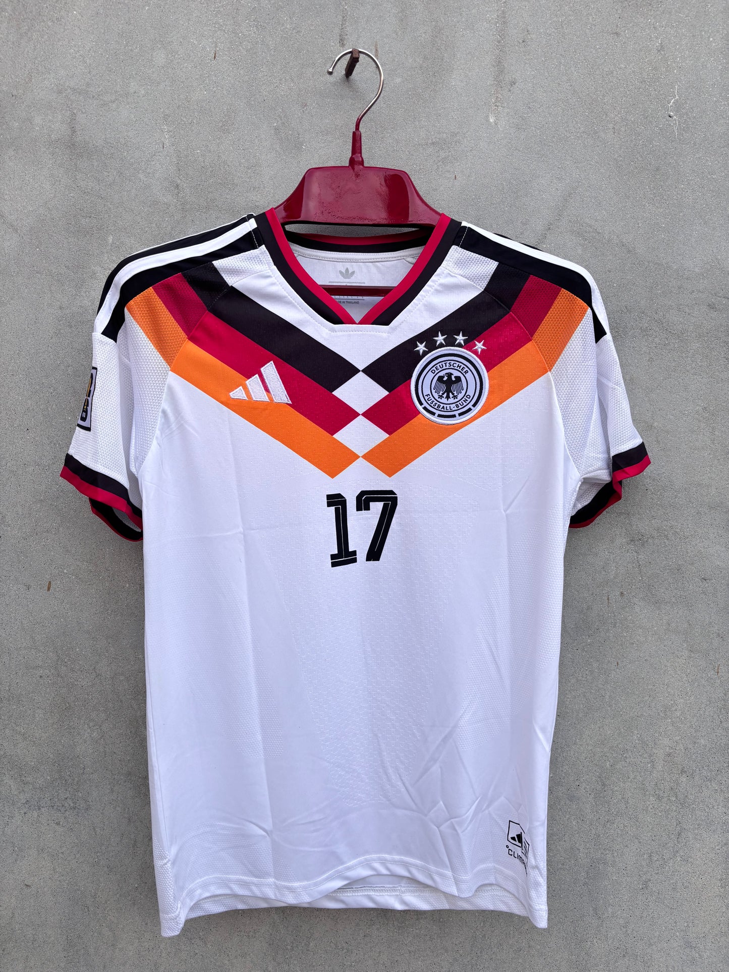 GERMANY HOME FIFA CUP JERSEY WITH EMBROIDED LOGO