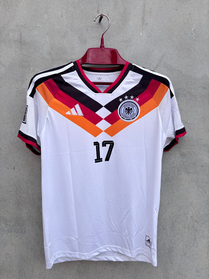 GERMANY HOME FIFA CUP JERSEY WITH EMBROIDED LOGO