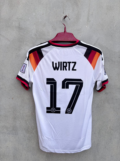 GERMANY HOME FIFA CUP JERSEY WITH EMBROIDED LOGO