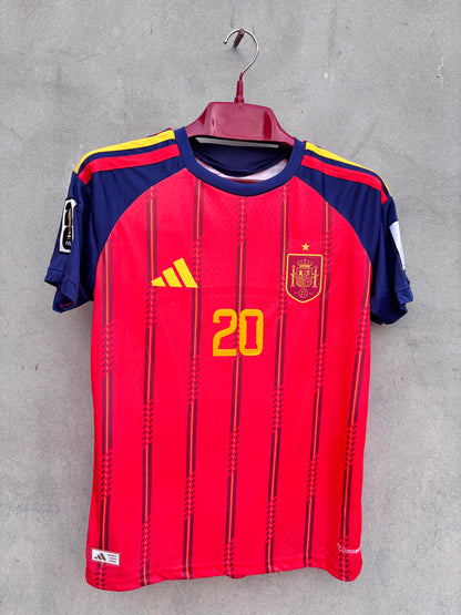 SPAIN HOME FIFA CUP JERSEY (3D LOGO) 2026