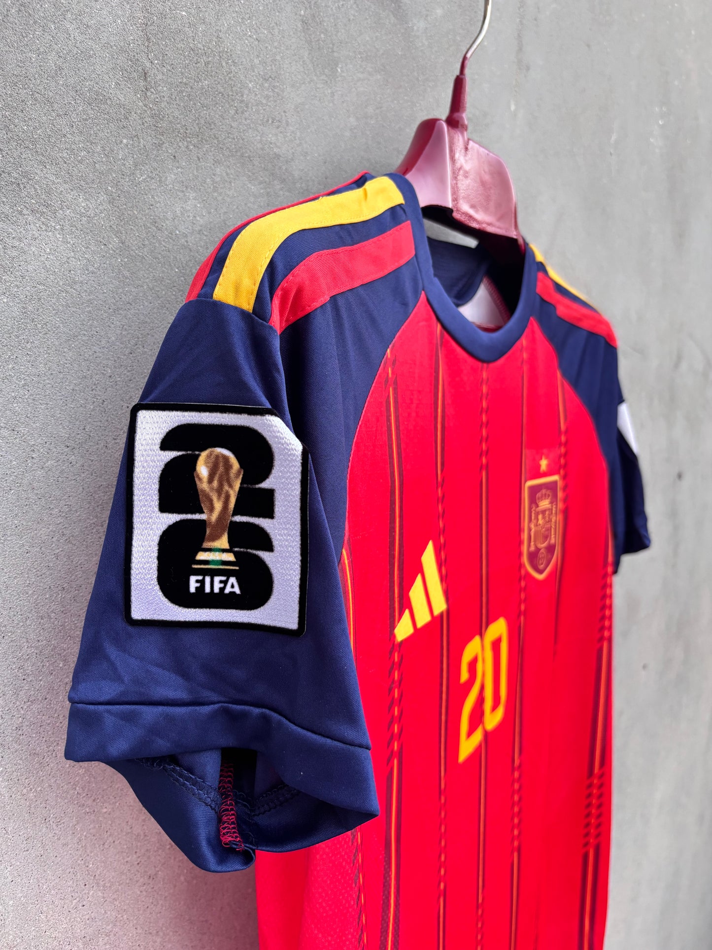 SPAIN HOME FIFA CUP JERSEY (3D LOGO) 2026