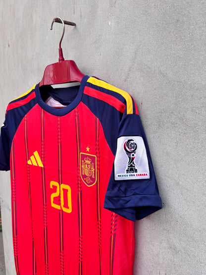 SPAIN HOME FIFA CUP JERSEY (3D LOGO) 2026