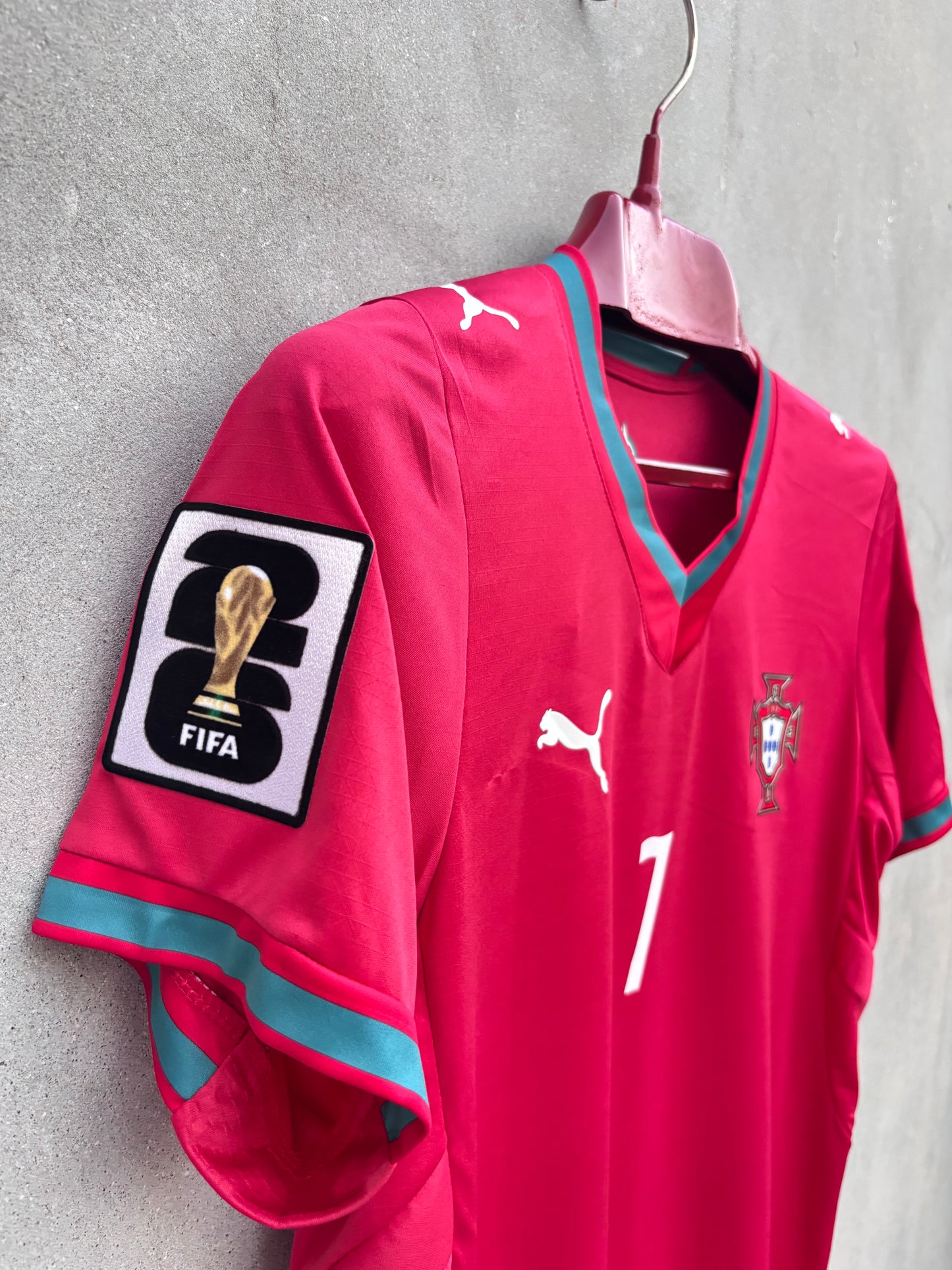 Portugal Home Fifa World Cup 2026 Shirt ( TPU LOGOS)