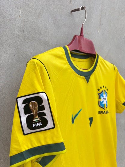 VINI JR BRAZIL HOME FIFA CUP JERSEY 2026 (TPU LOGO)