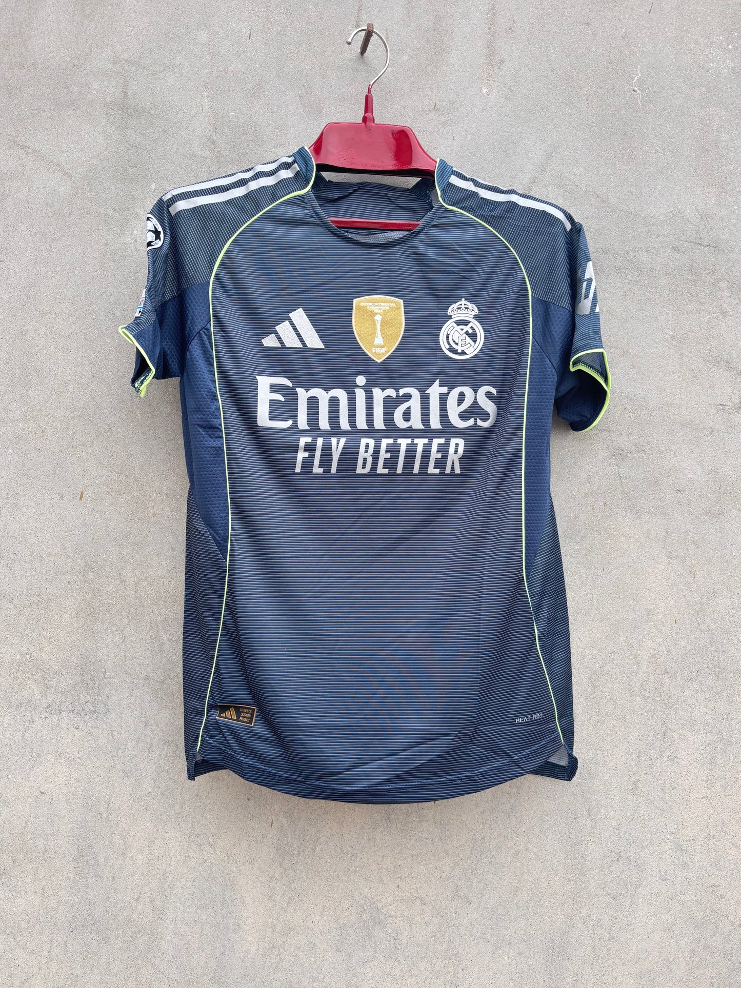 Real Madrid Away HALF SLEEVE JERSEY(TPU LOGO)