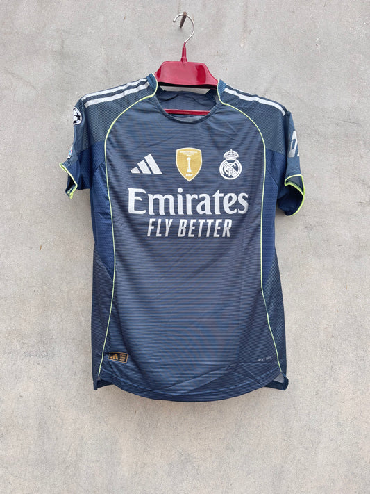 Real Madrid Away half sleeve Shirt 25/26(ALL TPU LOGO)