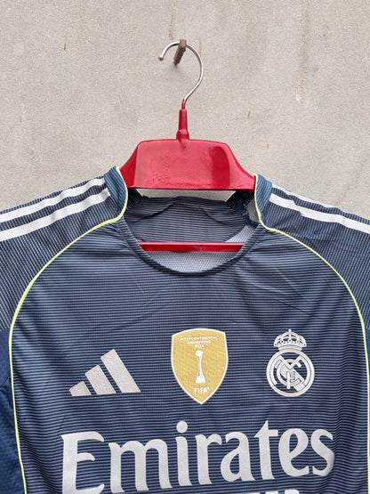 Real Madrid Away HALF SLEEVE JERSEY(TPU LOGO)