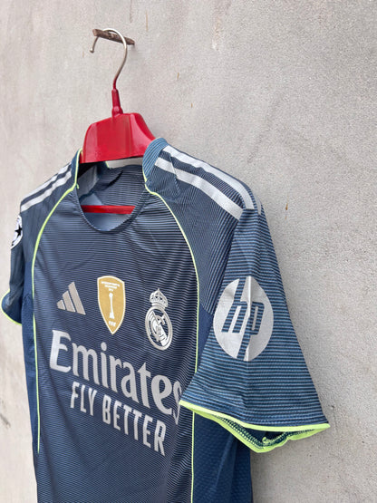 Real Madrid Away HALF SLEEVE JERSEY(TPU LOGO)