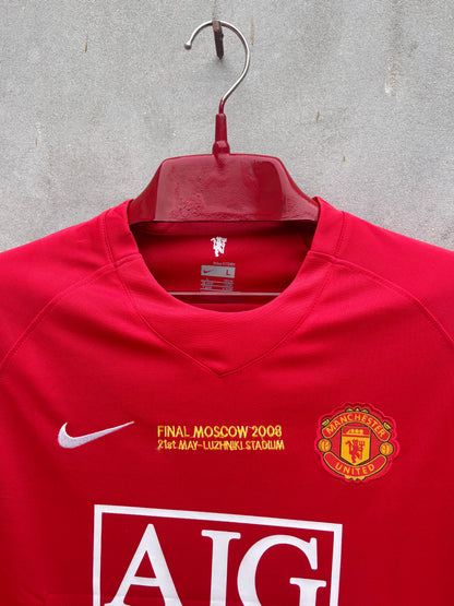 MAN UNITED 2007/08 RONALDO  7   SHIRT(EMBROIDED LOGO)