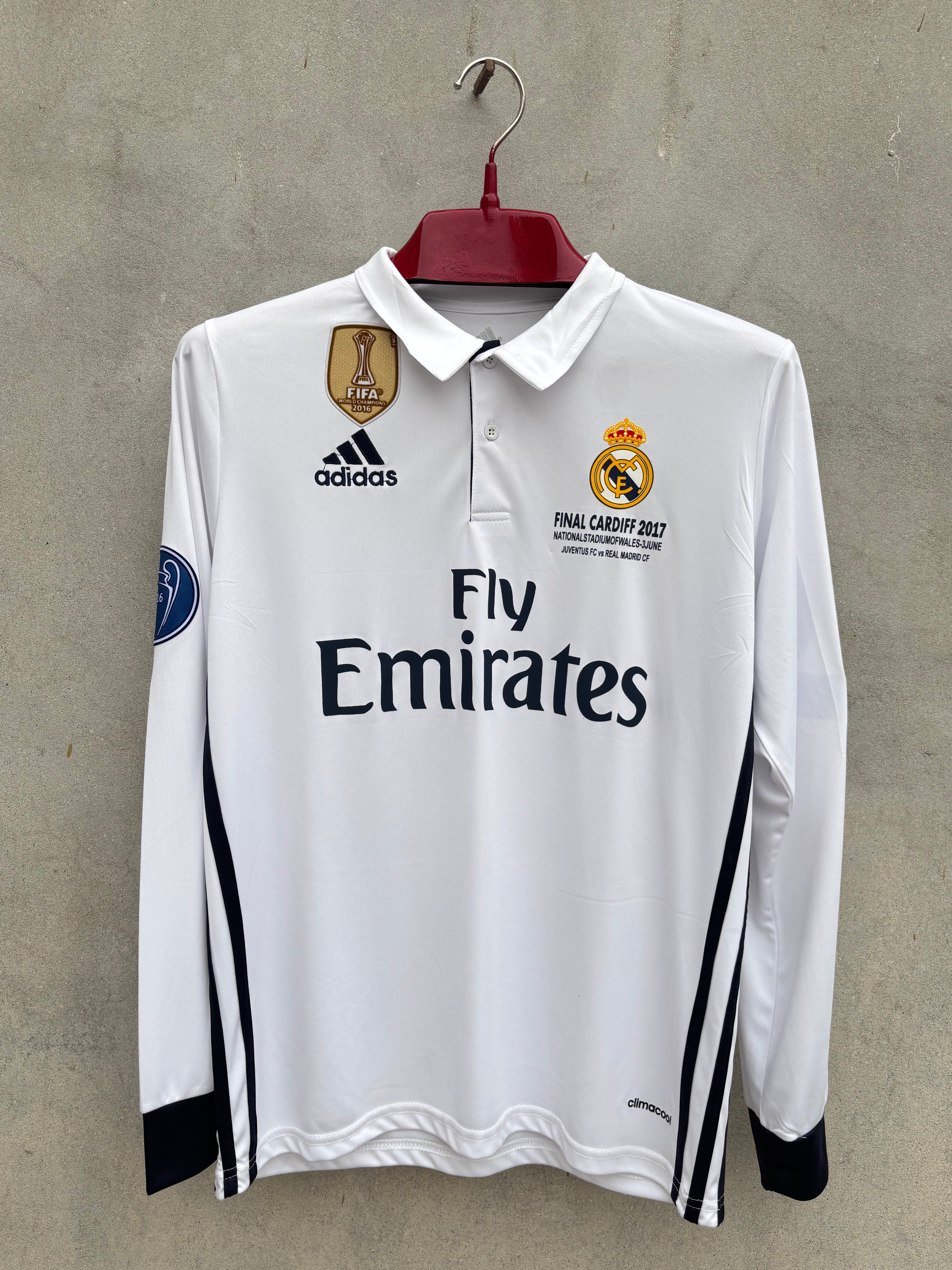 Ronaldo 7 Real Madrid Home 2016/17 FULL SLEEVE JERSEY (ORIGINAL