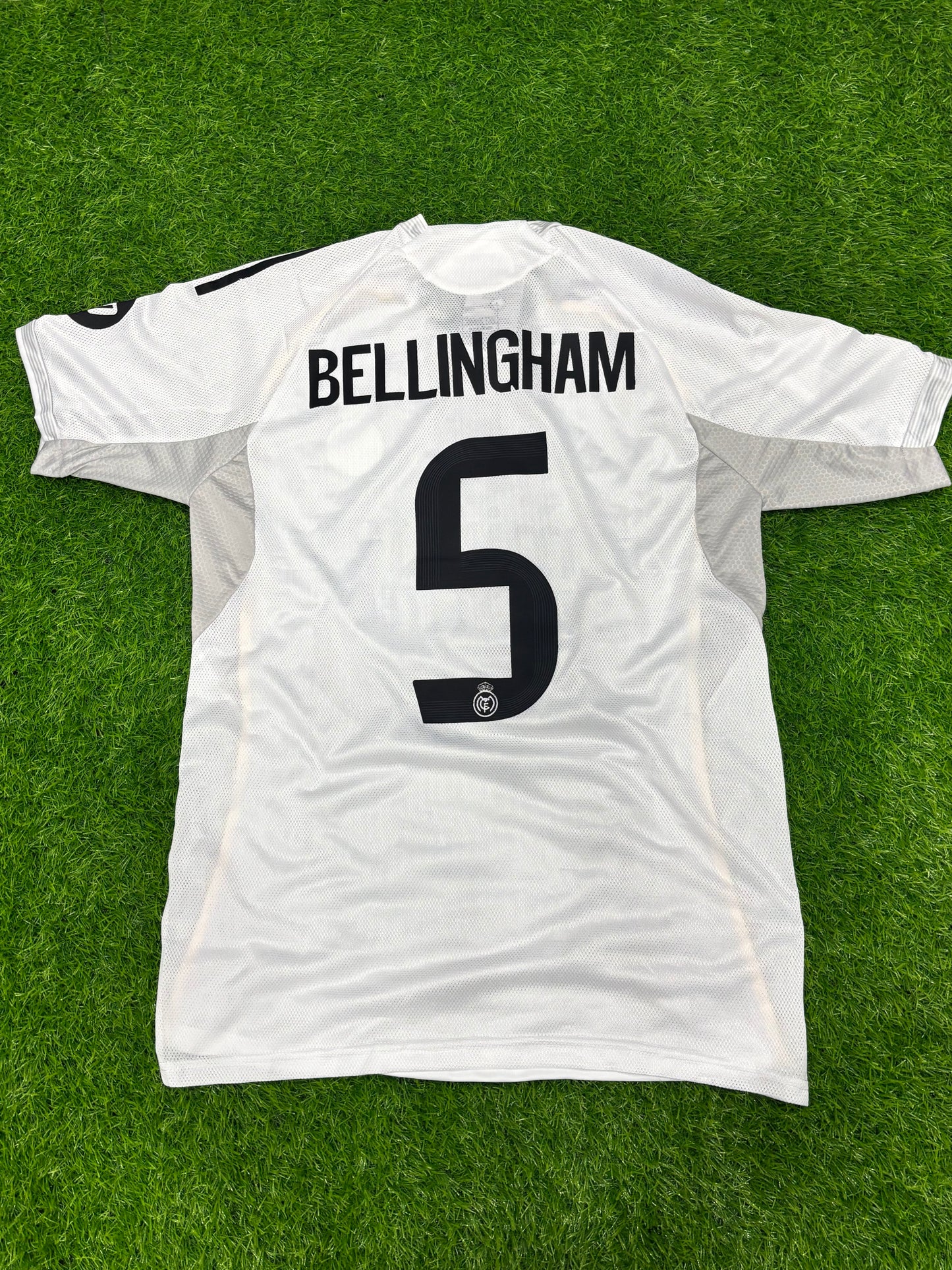 Real Madrid Home HALF SLEEVE SHIRT(EMBROIDED LOGO)