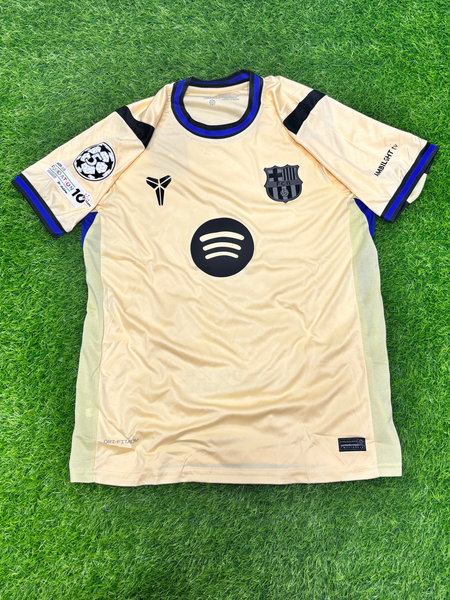BARCELONA AWAY SHIRT 25/26 (PLAYER VERSION LOGOS)
