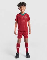 RONALDO 7 PORTUGAL HOME KIDS KIT(EMBROIDED LOGO)