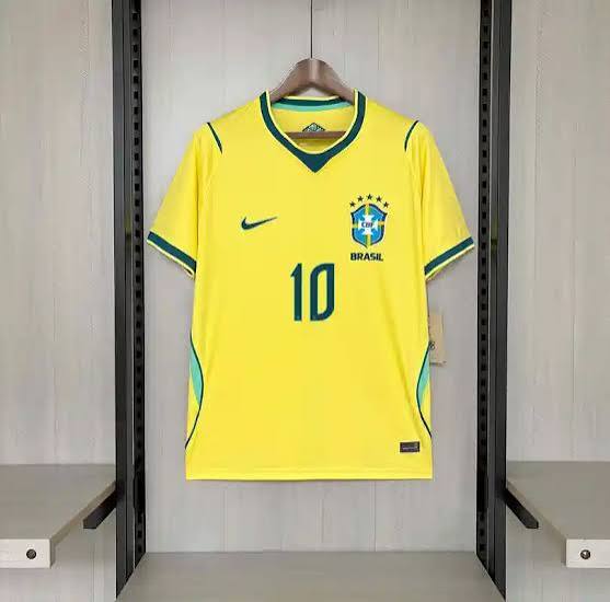 NEYMAR JR BRAZIL HOME FIFA CUP JERSEY (EMBROIDERY LOGO) 2026